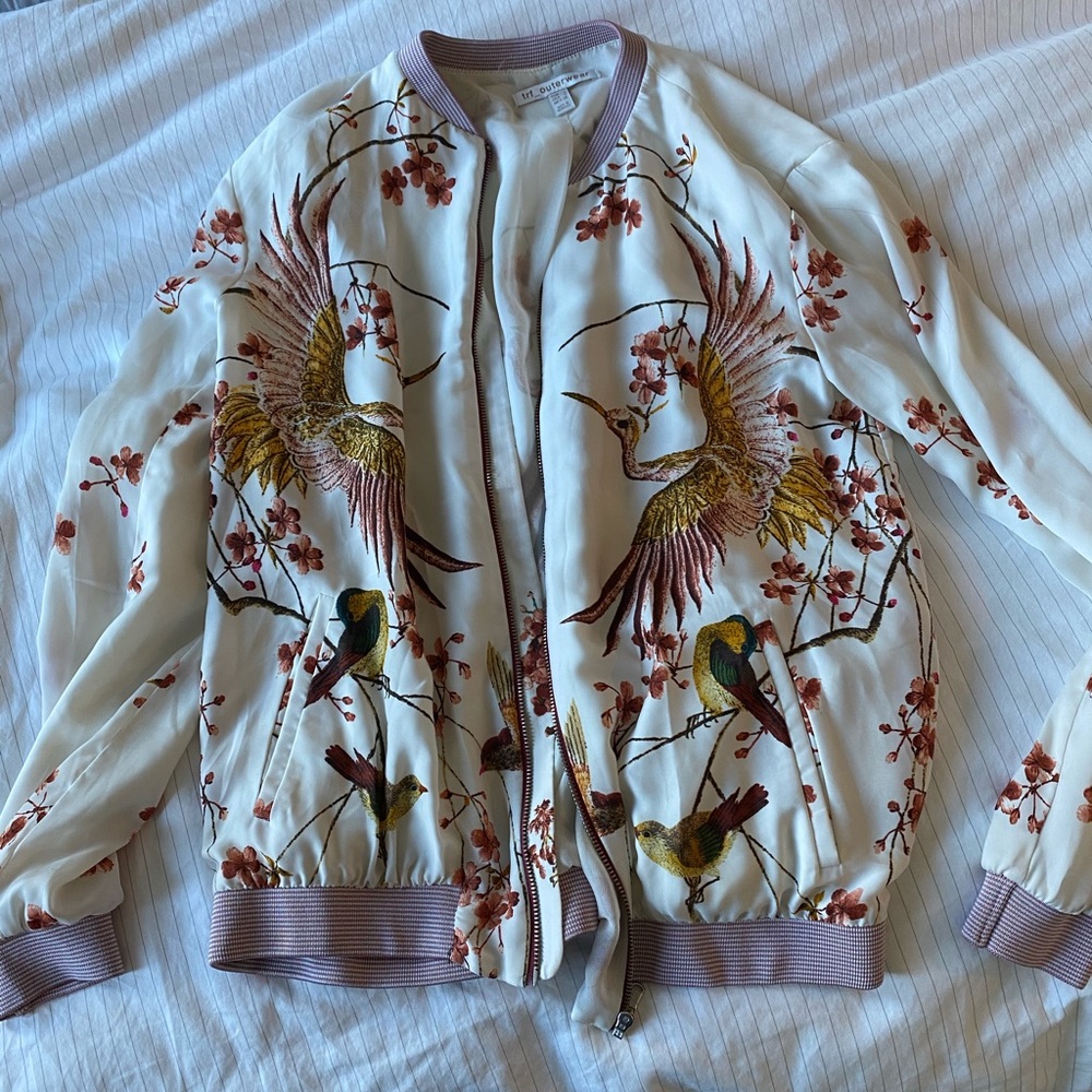 Printed ZARA Bomber, Size S